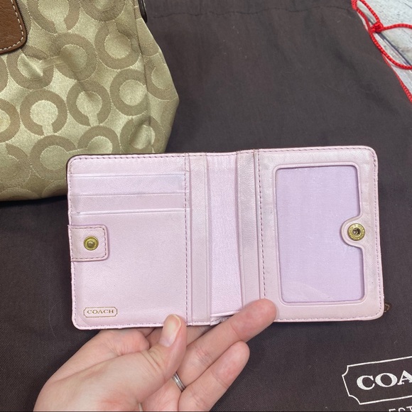 COACH Madison Op Art Signature Bag and Wallet - Picture 3 of 8